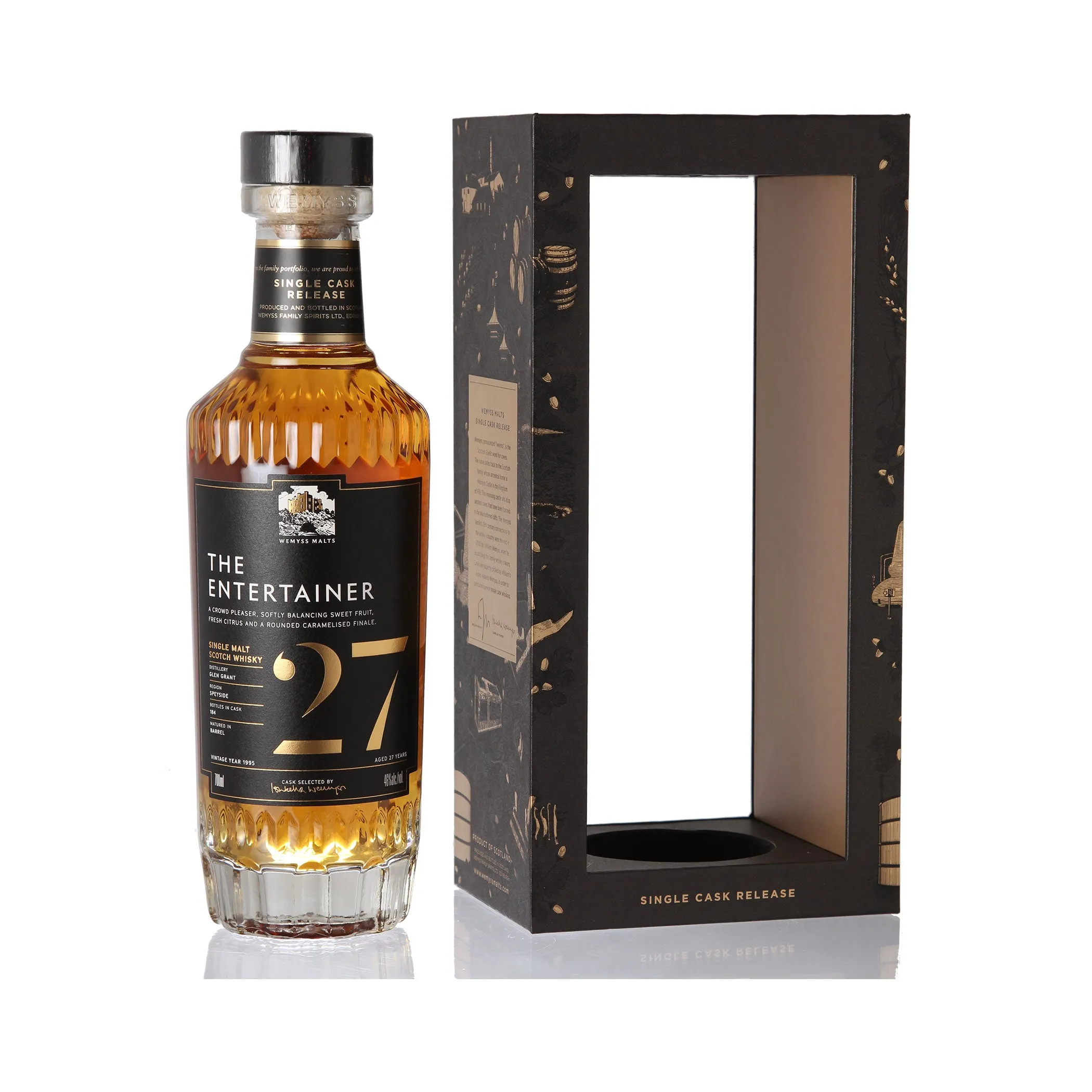 Glen Grant - The Entertainer - Wemyss - Single Cask Release