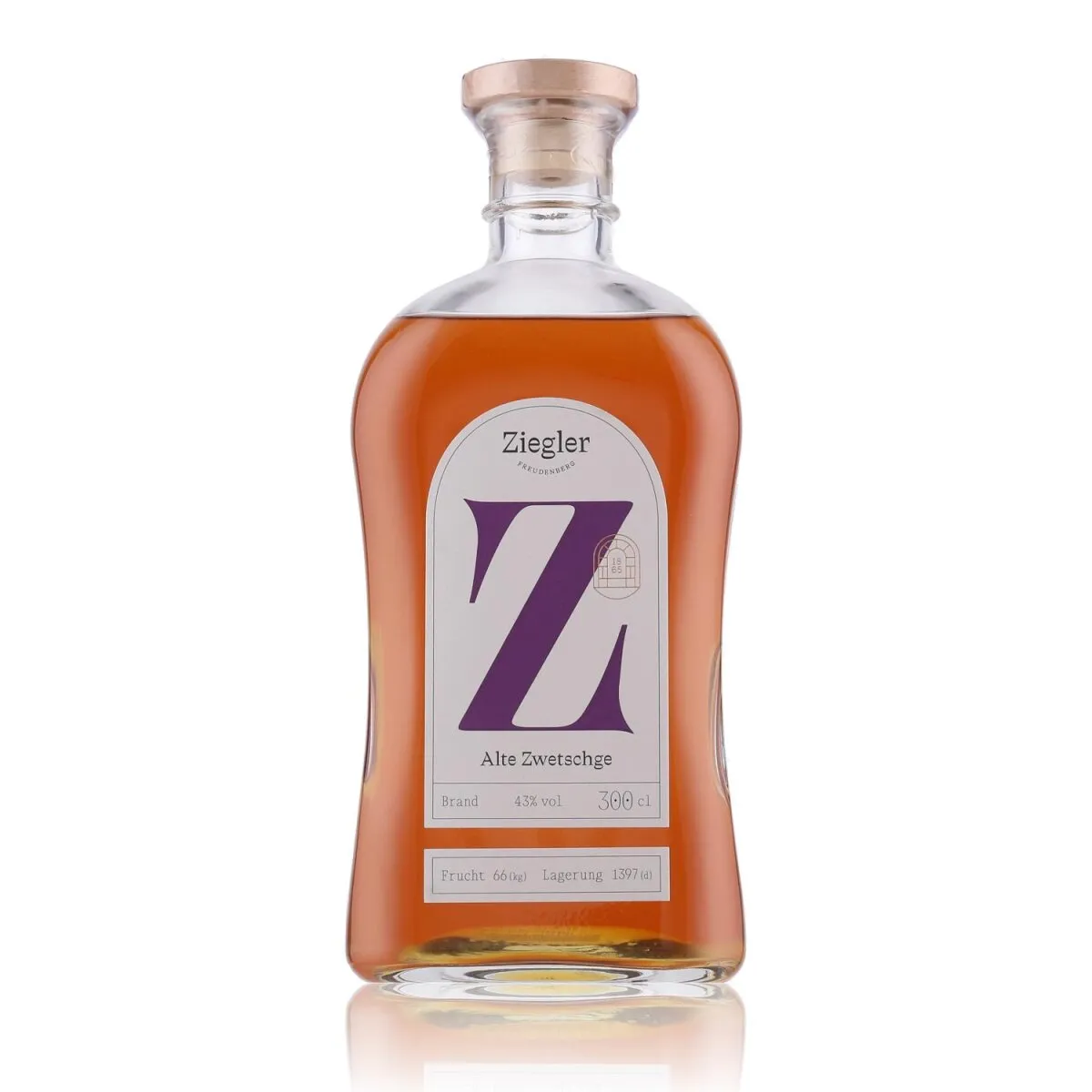 Ziegler Alte Zwetschge Edelbrand 43% Vol. 3l