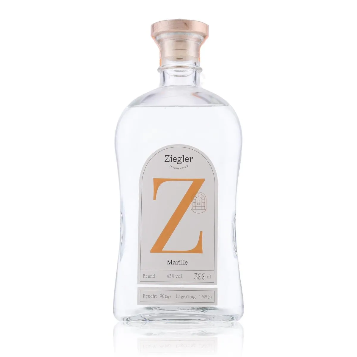 Ziegler Marille Edelbrand 43% Vol. 3l